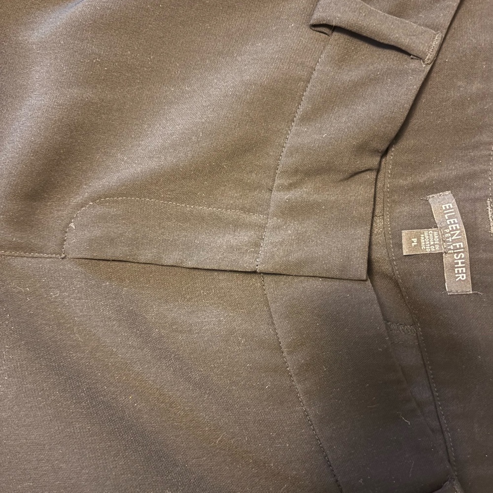 Eileen Fisher Black Women's Pants- size LP - Picture 3 of 5